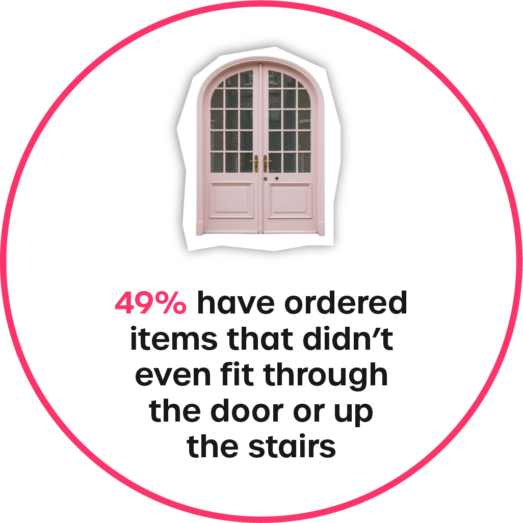 49 percent didnt fit through door