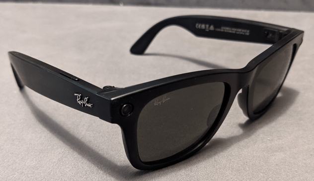 Meta Ray-ban AR smart glasses