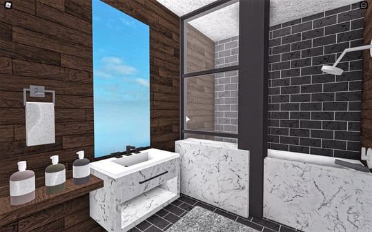 bathroom creation in bloxburg