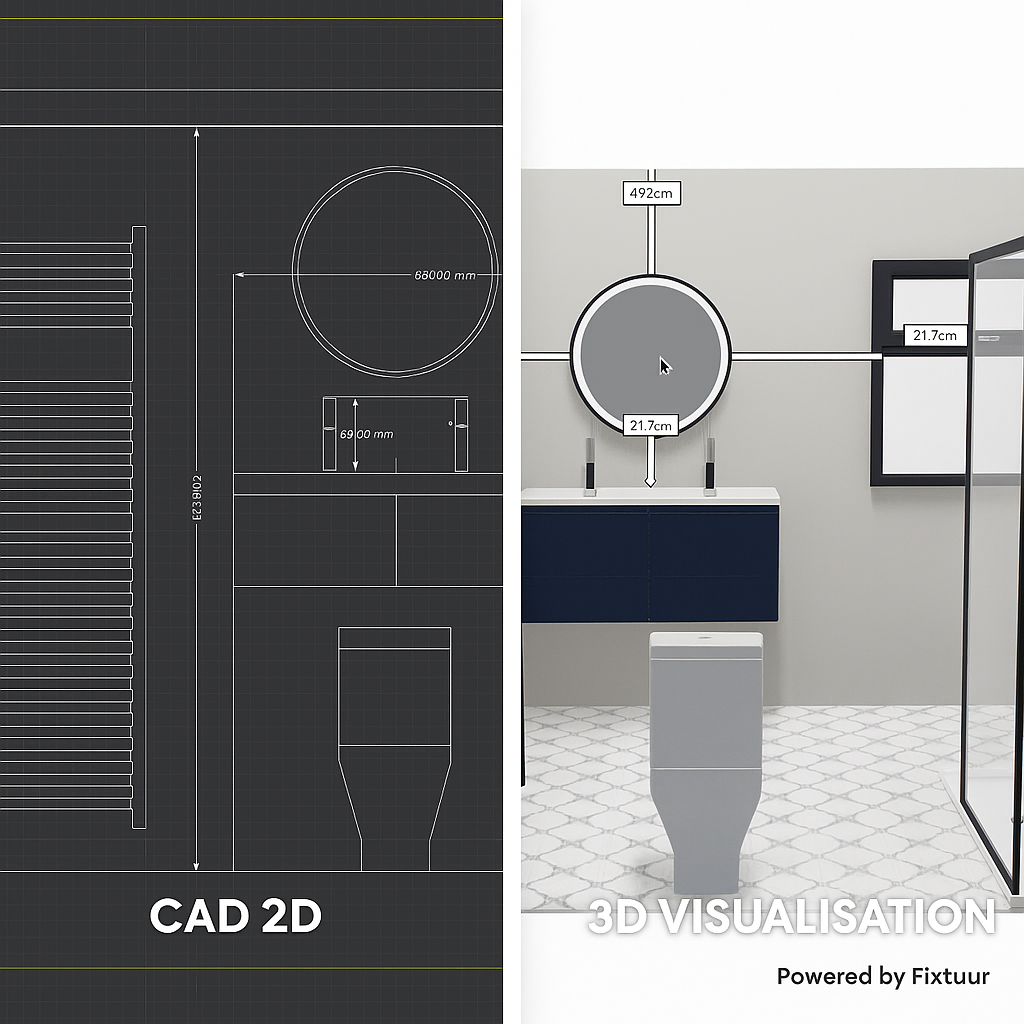 3D Visualization vs CAD: Why Your Customers Don’t Need Engineering Software to Design Their Dream Space